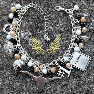 Big Spring Steers Charm Bracelet
